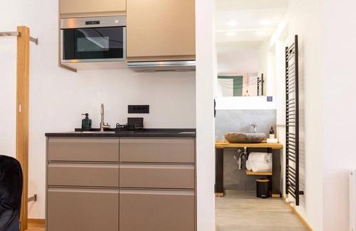 Maribor Apartment | Studio Deluxe Apartment w Round Bed at Kavenija Aprtments