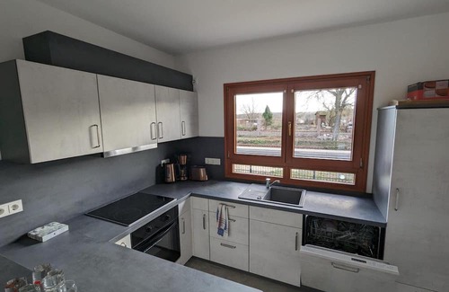 Oberuckersee Apartment | Apartment 'Am Gallowayhof' with private terrace, private garden and Wi-Fi