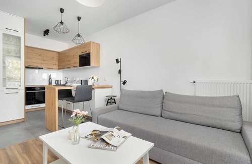 Krowodrza Apartment | Kijowska 5 Kraków | Modern Apartment with Balcony and Desk | Parking