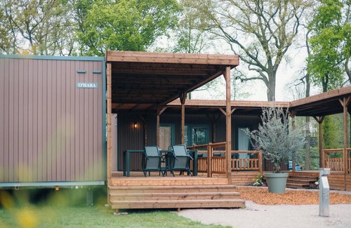 Nieuw Heeten House | Two cosy lodges for 8 guests with nature views, own kitchen and modern rain shower bathroom.