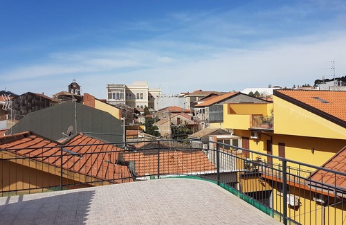 Nicolosi Apartment | Apartment at the foot of Mount Etna with a private terrace and Mount Etna view