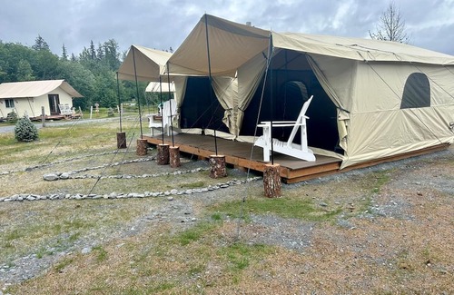 Seward RV Rental | Family Glamping Tent