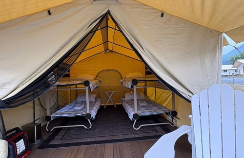 Seward RV Rental | Family Glamping Tent