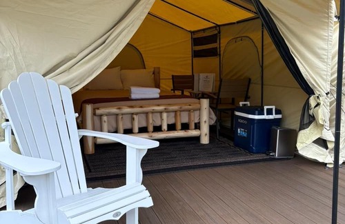 Seward RV Rental | Family Glamping Tent