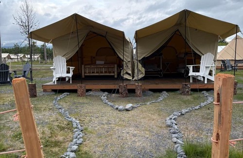 Seward RV Rental | Family Glamping Tent
