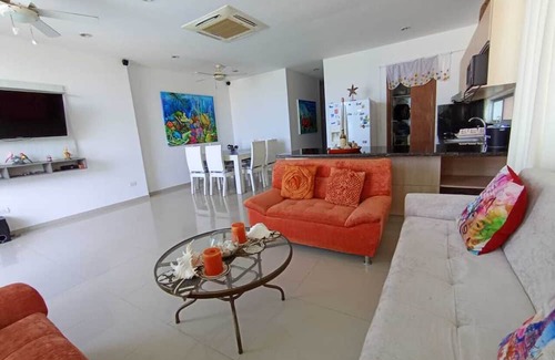 Costa Caribe Apartment | IN COLOMBIA, APARTMENT WITH BEAUTIFUL OCEAN FRONT VIEW, POOL AND BEACH