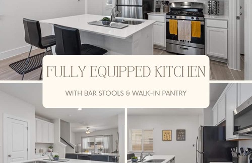 Georgetown Condo | 4/2.5/full office/pets ok/pool/gym/trails/garage/stairs/washer+dryer