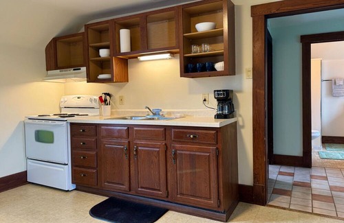 Decorah Apartment | Charming 1-bedroom apartment with WiFi, large deck, and AC in delightful Decorah