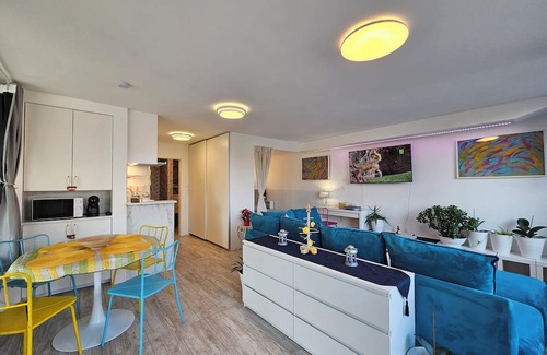 Siska District Apartment | Bolero A Tour As/Modern and comfortable studio with WiFi and AC in Ljubljana
