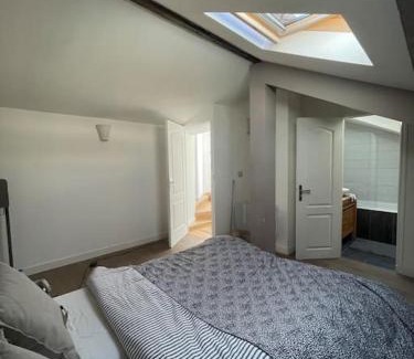 Issy-les-Moulineaux Apartment | Penthouse avec jaccuzzi vue sur la Tour Eiffel