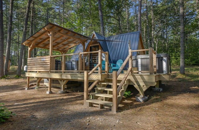 A-Frame Escape with Hot Tub