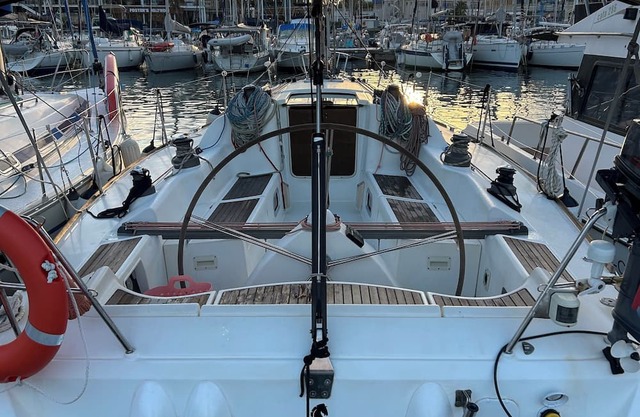 sailboat in the port of Alicante 5 minutes from the city center