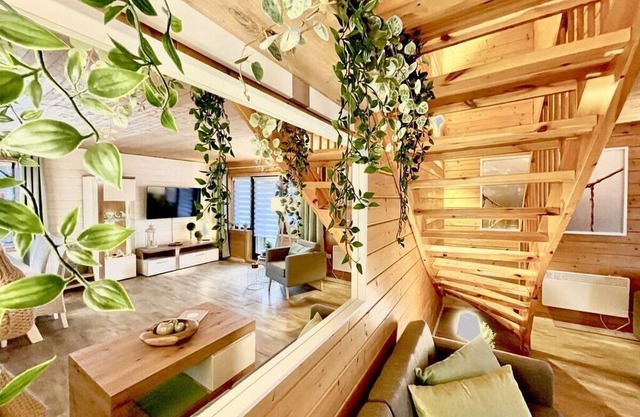 Lucky piece of modern retreat