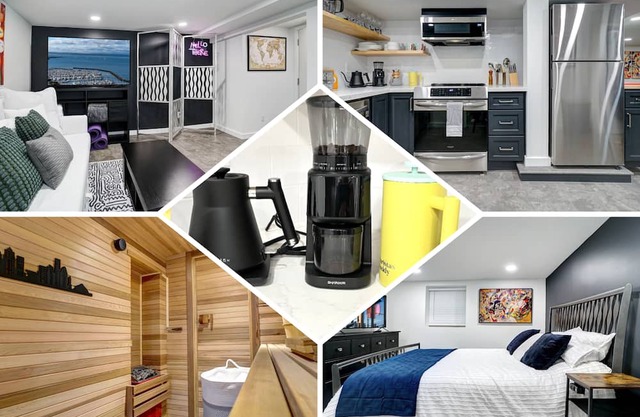Escape Seattle's Rain - Ballard Contemporary Flat w/Hot Sauna & EV Charger