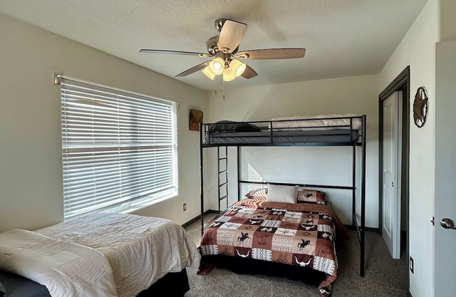 Stay with us at our UNIQUE Cowboy Bunkhouse Condo that sleeps up to SIX GUESTS!