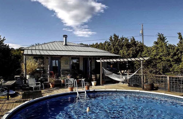 Secluded Couples' Getaway Cabin with Private Pool by Cypress Creek in Texas Hill Country