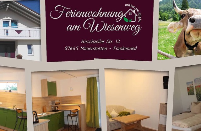 Vacation apartment on the Wiesenweg in Mauerstetten Frankenried near Kaufbeuren in the Allgäu