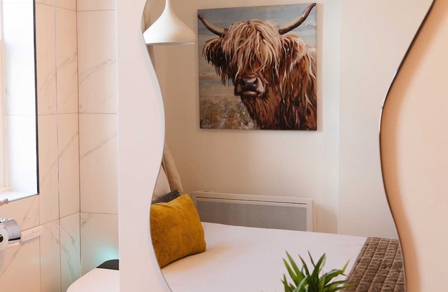 Cosy Croke Park Studio 2, Double Bed with a kitchen and a toilet