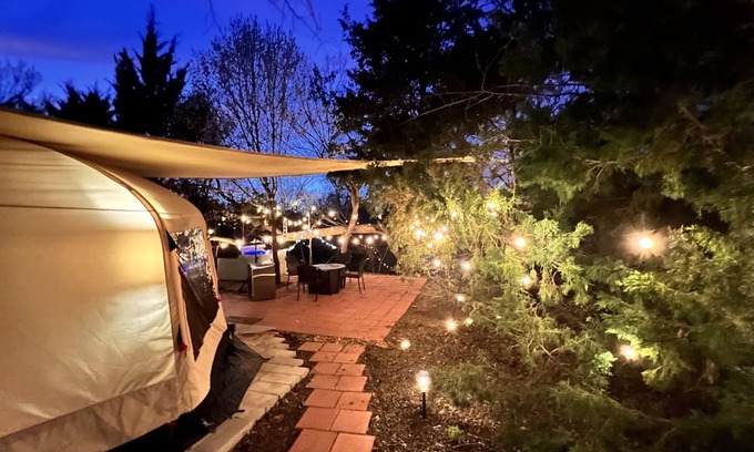 Lawton RV Rental | Medicine Park Glamping Adventure on Ketch Creek