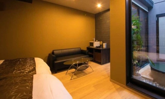Oita House | Twin room Onsen openair bath / Oita Ōita