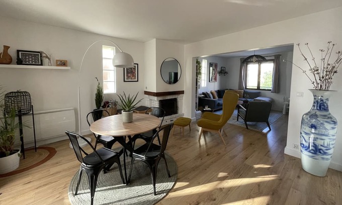 Pomponne House | Family-friendly home with veranda and garden, 25 min from Disneyland and Paris