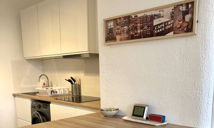 Lodi Apartment | Very nice T2 furnished, spacious, very well equipped, sunny, south balcony, central
