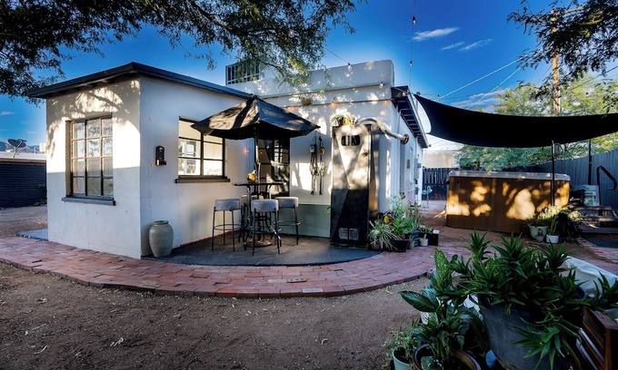 Swan Way Park House | Charming central 2-bedroom home in terrific Tucson with an InFit Swim Spa