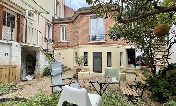 Malakoff Apartment | Oasis de Sérénité à Pom'Canelle : Apartment with garden in Malakoff