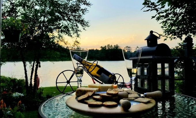 Campbellford House | Private waterfront resort is Ideal for Groups of 6-12 friends or family members.