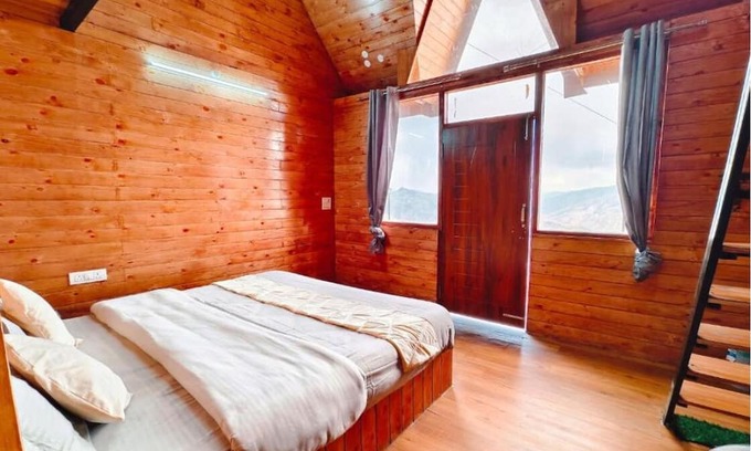 Theog Cottage | Snowind Cottages - Double Room with Mountain View
