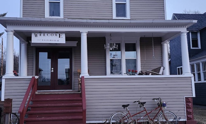 Ishpeming Apartment | Superior Stay and Play. Bright and cheery full size apartment near trails