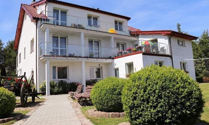 Grzybowo Apartment | 4-person room with balcony, Grzybowo