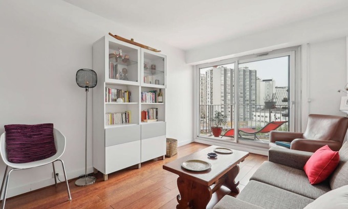 Saint-Fargeau Apartment | L'Escapade du 20e - Joli T2 de 42m²
