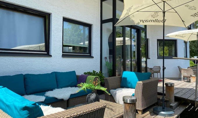 Diessen am Ammersee House | Dreibettzimmer mit Balkon - Hotel zum See Garni