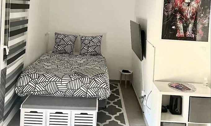 Decines-Charpieu Apartment | Studio Stade ol Proche Euroexpo