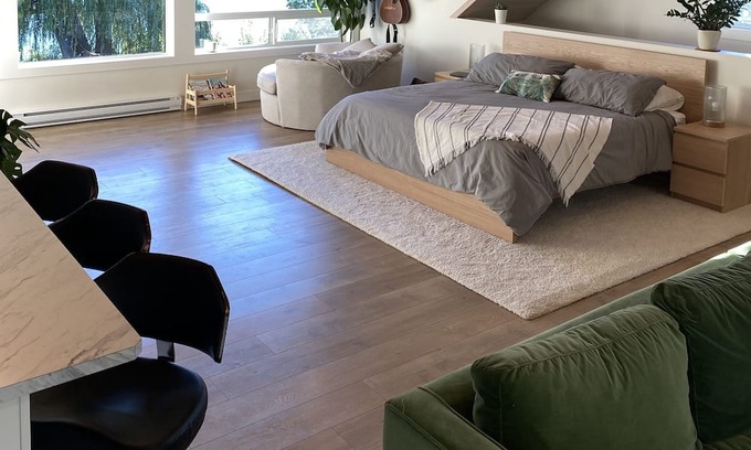 Kamloops Apartment | Sunny Riverfront Loft
