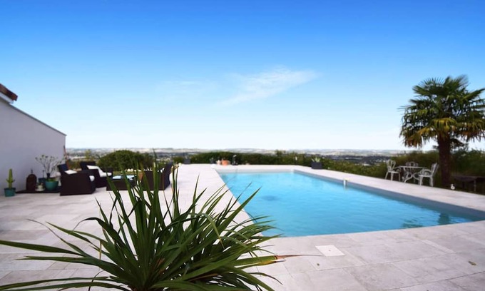 Allez-et-Cazeneuve House | Villa avec piscine privée au cœur du Lot-et-Garonne