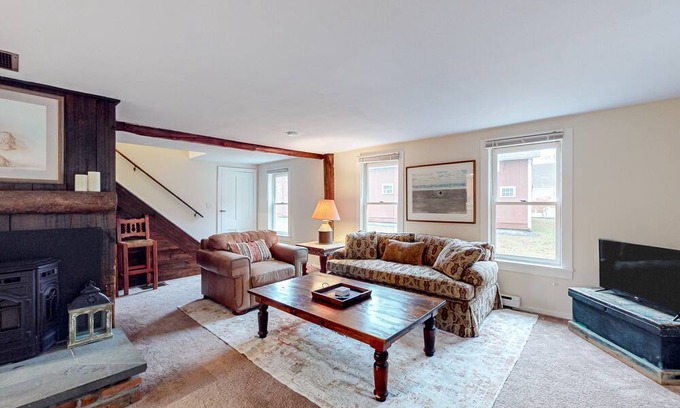 Newfane House | 1900 farm property with old-world ambiance, updated kitchen, & mountain views