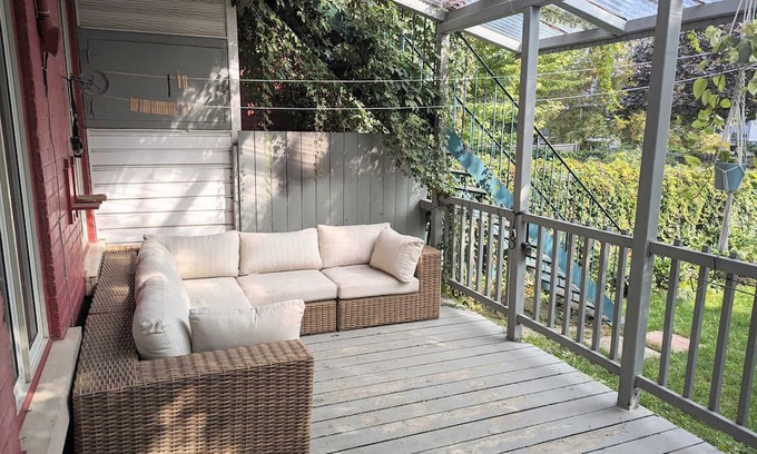 Verdun Condo | Cozy, modern, house-like condo, big backyard, sunny deck, space for 2 cars