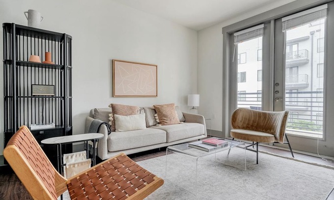 Govalle Apartment | Stylish East Austin 2BR w/ Deck & W/D, nr Shops & Dining, by Blueground