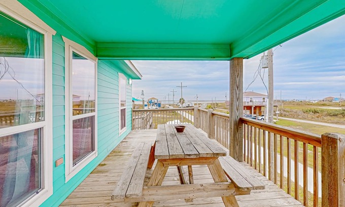 Gilchrist House | Dog-friendly home with ocean & bay views, streaming, balcony, washer/dryer, AC