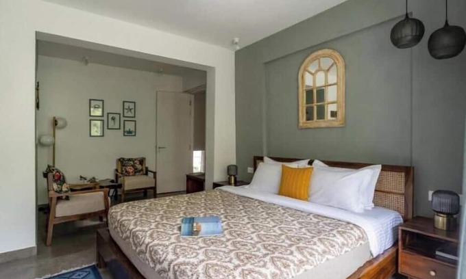 Reis Magos Apartment | ElReino-New 2BHK Apt with Pool near Candolim Beach