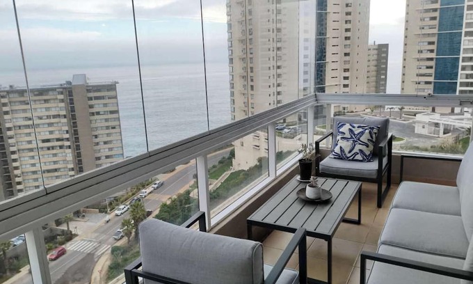 Concon Apartment | Modern 4BR Apartment with Ocean View near Concón