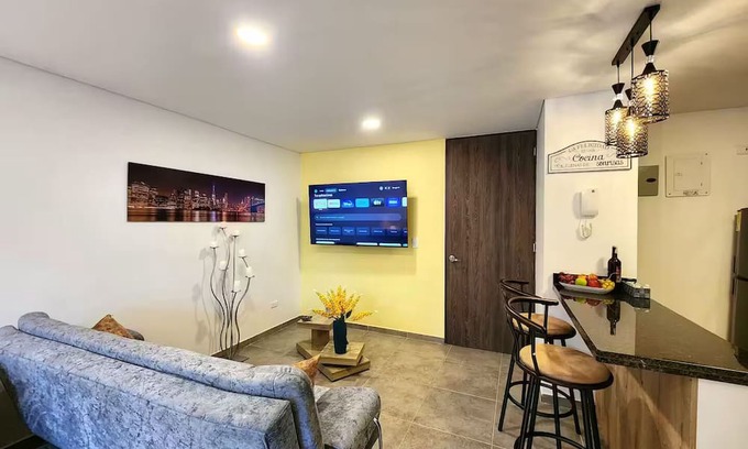 Cali Apartment | LIV 202 Luxury Apartment North of Cali.