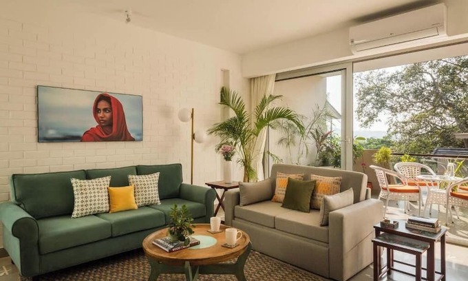 Mussoorie Apartment | Da Alohas Hibiscus Oasis Pool Facing Candolim