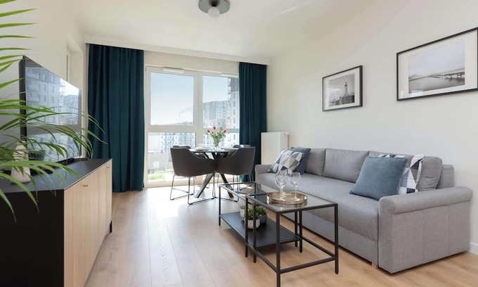 Nowy Port Apartment | Starowiejska 62B | Modern Apartment | Parking