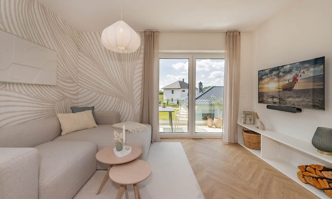 Ueckeritz Apartment | Luxurious vacation home "Domizil zum Lerchengrund 04" in Ückeritz close to the beach wi