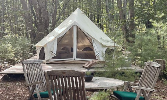 Freeport Other | Cozy Canvas Bell Tent at the Freeport Farmhouse