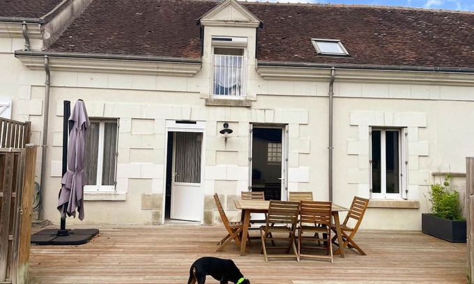 Meusnes Cottage | Family cottage with private terrace near Beauval