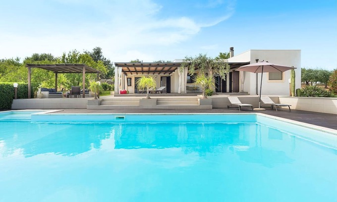 Casale Modica Villa | My Rental Homes - Villa Almond with salted-water swimming pool and huge terraces